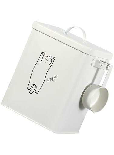 YARNOW 1 Set Pet Food Storage Bucket Household Food Container Cat Food Bucket Flour Storage Container Pet Food Container Food Holder Dog Food Storage Bin Bucket Sealing Case
