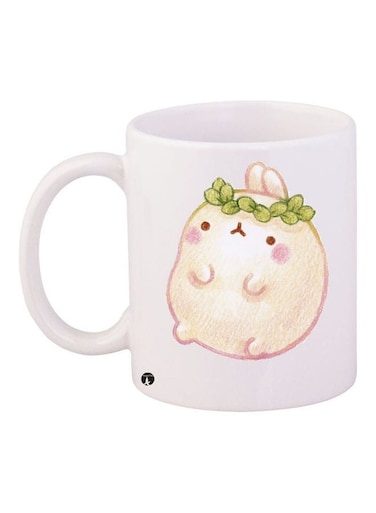 Printed Ceramic Coffee Mug Multicolour