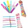 12-Piece Mermaid-Themed Slap and Adjustable Bracelet Set for Girls &ndash; Perfect for Parties and Everyday Fun