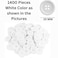 15mm Resin Buttons - 1400 Pieces, Multicolored for Sewing, Crafts, and DIY Projects