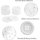 15mm Resin Buttons - 1400 Pieces, Multicolored for Sewing, Crafts, and DIY Projects