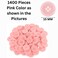 15mm Resin Buttons - 1400 Pieces, Multicolored for Sewing, Crafts, and DIY Projects
