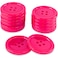 15mm Resin Buttons - 1400 Pieces, Multicolored for Sewing, Crafts, and DIY Projects