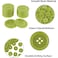 15mm Resin Buttons - 1400 Pieces, Multicolored for Sewing, Crafts, and DIY Projects