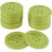 15mm Resin Buttons - 1400 Pieces, Multicolored for Sewing, Crafts, and DIY Projects