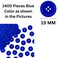 15mm Resin Buttons - 1400 Pieces, Multicolored for Sewing, Crafts, and DIY Projects