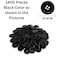 15mm Resin Buttons - 1400 Pieces, Multicolored for Sewing, Crafts, and DIY Projects