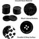 15mm Resin Buttons - 1400 Pieces, Multicolored for Sewing, Crafts, and DIY Projects