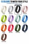 SARAOONT Nylon Band Compatible with Google Fitbit Air, Elastic Woven Sport Strap with Hook and Loop, Adjustable Breathable Replacement Wristband - Black