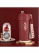 Insulated Travel Coffee Mug-Spill Proof 450ml,Stainless Steel Coffee Cup with Lid,Vacuum-Sealed Portable Thermos Cup for On-the-Go,Reusable Coffee Tumbler,Gift for Men and Women-Red