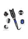 LCD Automatic Ceramic Air Rotating Portable Curling Iron Wand Anti-Scald Hair Curler with LED Display, Adjustable Temp &amp; Dual Voltage Air Spin N Curler Fast Heat-Up for All Hair Types
