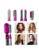 5 in 1 Multifunctional Hair Dryer Styling Tool, The Negative Ion Automatic Suction Hair Curler Rollers Detachable , Negative Ion Hair Curlers Rollers, Comb Brush, Hot Air Wrap Comb Brush 5 head