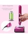 Portable Wireless Cordless Auto Rotating Hair Straightener,Mini USB Rechargeable Flat Iron with Floating Plate Suitable for Travel and Daily Use