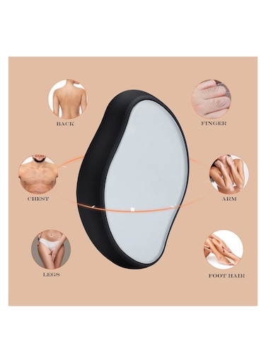 كريستال غير مؤلم  ممحاة الشعر للنساء والرجال ، مزيل الشعر السحري وتقشير الشعر السحري بدون ألم ، مزيل الشعر الكريستالي لأرجل الذراعين