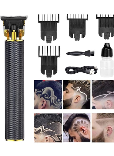 Electric Pro Li T-outliner Trimmer Hair Clippers for Men, with 4 Adjustable Guide Combs,for Contouring Shaving Sculpting Trimming,for Men Kids and Family