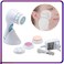 Jundeli Rechargeable 4-in-1 Facial Cleansing Brush   Electric Face Exfoliating Brush, Deep Pore Cleaner, Skin Massager &amp; Makeup Remover