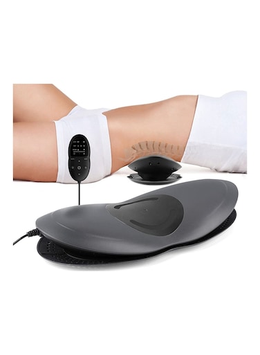 Lower Back Massager with Heat - Portable Lumbar Support Traction Device with Airbag, Vibrating Massage for Sciatica, Pain Relief, and Office Chair Use