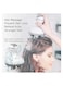 Electric Scalp Massager Cordless Head Massager Scalp Stress Relax for Stimulating Hair Growth, Deep Clean, Blood Circulation and Stress Release for pet with Four Replacement Massage Heads