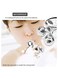 3D Roller Face Massager, Body Face Massager 4 Wheel Face Ball Platinum Micro Current for Accelerate Blood Circulation, Anti-Age, Promote Metabolism