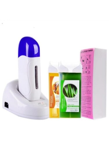 Precision Hair Removal Accessory Kit &ndash; Gentle &amp; Painless Hair Removal Tool for Women   Easy-To-Use Face &amp; Body Grooming Tool, Travel-Friendly, Includes Replacement Heads &amp; Cleaning Brush