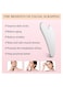 Stainless Steel Gua Sha Facial Massage Tool &ndash; Anti-Aging Face Lifting, Skin Tightening, Lymphatic Drainage, Puffiness Reducer, Durable Cooling Face Massager, Promotes Circulation, Detoxifies