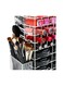 Premium Acrylic Cosmetic Lipsticks Tower Makeup Organizer for 64 Lipsticks Spinning Lip gloss Storage Display Holder