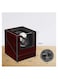 Automatic Double Watch Winder Wood Turning Double Watch Display Storage Box Case  Luxury Mechanical Watch Storage Case Wood Shell Piano Self Winding Watch Rotator