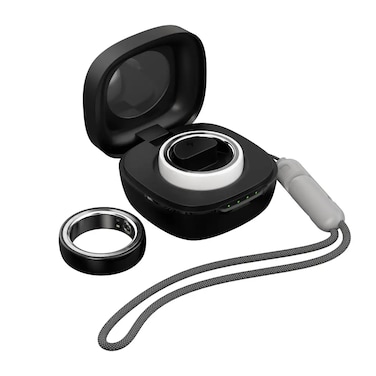 Smart Ring - Android Fitness Tracker &amp; Heart Rate Monitor  Sleep Tracker, Calorie Counter, Pedometer ,Black Smart Ring for Men &amp; Women ,Fitness &amp; Health Monitoring