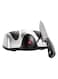 Multifunctional 2 Stages Professional Electric Knife Sharpener for kitchen  Combines Electric and Manual Sharpening System Quickly Sharpening, Easy to Use use for Straight and Serrated Knives, Diamond