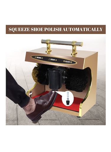Fully Automatic Household Induction Shoe Polishing Shining machine, Portable Machinery Shoe Polisher for Hotel Lobby Commercial Multifunctional Polishing, Cleaning Machine Change Shoe Bench For Home