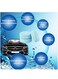 Pack of 100 Car Windshield Glass Cleaning Tablets Concentrated Effervescent Solid Wiper Cleaner for Car and Kitchen Windows