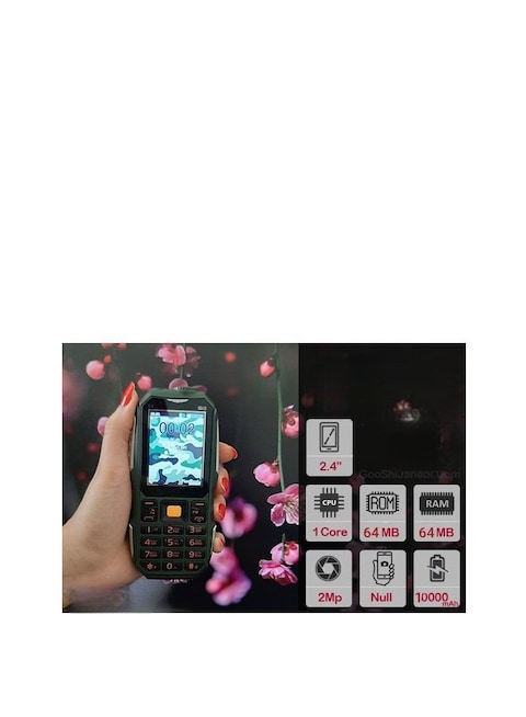 10,000mAh 4 SIM Card Phone Beyond the 3 in 1 Mobile Experience Equipped with LED Light and a Super Bright Flashlight.