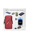 Waterproof Phone Armband Sleeve for Running Phone Arm Bands with Workout Fits iPhone and Android Phone Use for Running Workout Walking Gym Hiking,and Biking(Red)