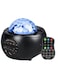 3 in 1 Galaxy Starry Night Light Projector LED Ocean Wave Nebula Clouds with Remote Control, Bluetooth Speaker, and Star Light for Nursery, Baby, Ceiling, and Bedroom Birthday Party Wedding