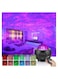 3 in 1 Galaxy Starry Night Light Projector LED Ocean Wave Nebula Clouds with Remote Control, Bluetooth Speaker, and Star Light for Nursery, Baby, Ceiling, and Bedroom Birthday Party Wedding