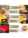 Breakfast Sandwich Maker with Egg Cooker Ring, Non-Stick Easy Clean Burger, Sandwich &amp; Omelette Toaster &ndash; 3-in-1 Quick Breakfast Machine for Perfect Homemade Meals