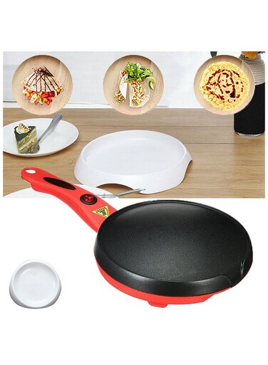 7-Inch Electric Pancake Maker, Non-Stick 220V Griddle Machine, Versatile Frying Pan for Crepes, Omelets, &amp; More - Quick Heating &amp; Easy to Clean