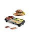Smokeless Non-Stick Indoor 2 in 1 Large Electric Grill and Hot Pot, Shabu Electric Hot Pot with Divider, Indoor Korean BBQ Grill, Non-Stick BBQ Hotpot Grill Combo for Family Party