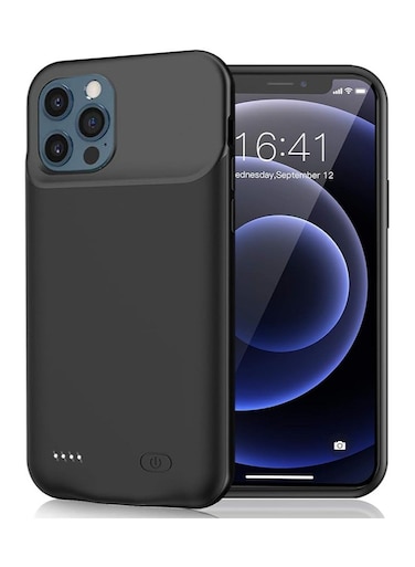 Battery Case for iPhone 15 Pro Max, 7000mAh Slim Portable Rechargeable Battery Pack, Extended Charging Case Compatible with iPhone 12 Pro Max (6.7 inch), Backup Power Bank, Black