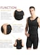 Sauna Vest Waist Trainer for Men - Mens Sauna Suit Double Sweat Belt Body Shaper for Belly Fat Slimming Gym Workout