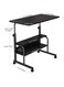 Computer Desk Home Office Desks Standing Adjustable Laptop Desk for Small Spaces, Portable Work Study Desk Table, Modern Pc Gaming Desk with Storage for Bedroom