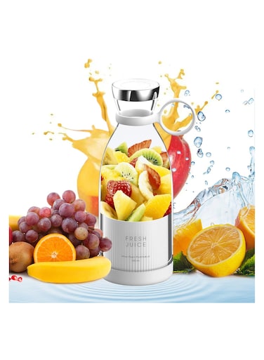 Portable Mini Fast Blender 350ml Juicer Cup with Wireless Charging 4 Blades for Smoothie Milkshake Juice Baby Food