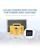 New Solar Generator Multifunction Portable Power Station Household Solar Generator with Radio And Lighting System for Outdoor Camping Travel