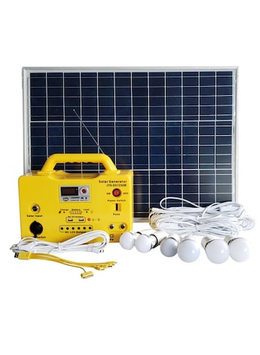 New Solar Generator Multifunction Portable Power Station Household Solar Generator with Radio And Lighting System for Outdoor Camping Travel