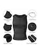 2 in 1 Sauna Vest and Waist Trainer for Men Sweat Vest for Men Waist Reducer Weight Loss Vest with Hip Belt for Fitness Sauna Suit Color Black