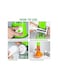 3 in 1Manual Tabletop Drum Cheese Grater, Rotary Shredder Slicer Grinder for Cucumber Nut Potato Carrot Cheese, Vegetable Salad Shooter, Green