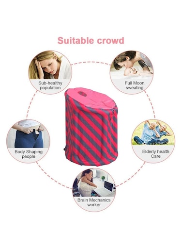 جهاز بخار ساونا بخاري قابل للنفخ شخصي محمول للمنزل مع جهاز تحكم عن بعد وتعديل درجة الحرارة ، مجموعة سبا شخصية علاج تنحيف الجسم في الأماكن المغلقة ، خيمة بخار متنقلة ، جهاز ساونا ، جهاز تسخين الجسم لإز