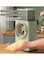Upgraded Rotary Cheese Grater 2.0 -Round Mandolin Slicer for Kitchen Vegetable Slicer Cutter Cheese Shredder with Handle 3 Drum Blades for Vegetable, Potato, Nuts, Green