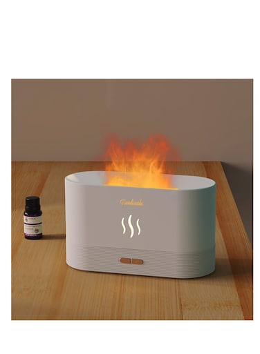 Aromatherapy Diffuser with Waterless Auto Off Protection Ideal for Enhancing Spa  Home Yoga and Office Environments with a Mist Humidifying Flame Diffuser.
