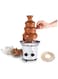 Commercial Stainless Steel Electric Melting Machine Chocolate Fondue Fountain Large Size Electric Chocolate Melting Pot for for Commercial Household Wedding Birthday